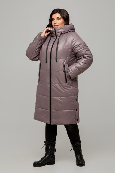 Стильне зимове куртка-пальто №1650 AL-1650 фото